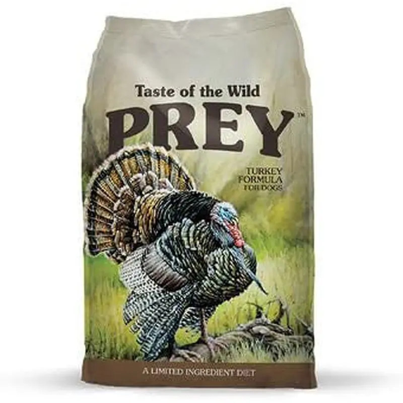 Taste of the Wild Prey Grain Free Turkey Dry Dog Food 8lbc=6