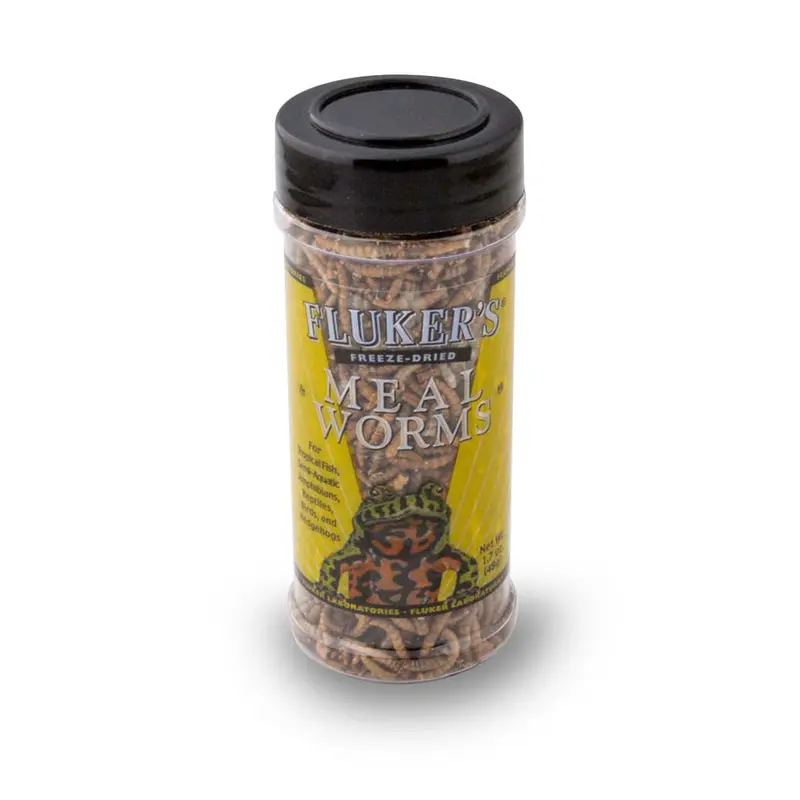 Fluker's Freeze Dried Mealworms Reptile Food 1.7 oz