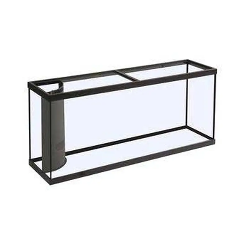 Marineland Corner-Flo Rectangular Aquarium Black, Clear 90 gal 48x18x24 in SD-3
