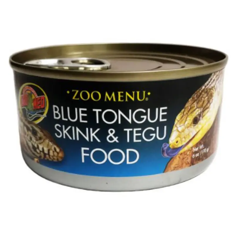 Zoo Med Blue Tongue Skink & Tegu Canned Wet Food 6 oz (D)