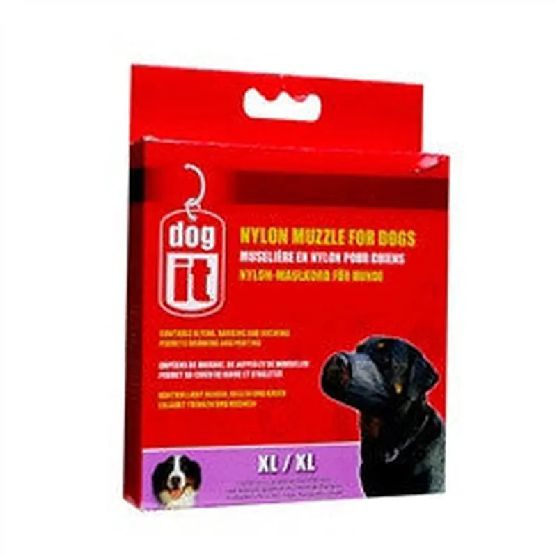 Hagen Dogit Nylon Dog Muzzle Black Extra Large 9 In 90805