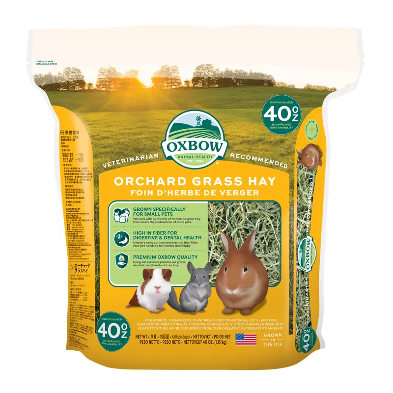 Oxbow Animal Health Orchard Grass Hay 40oz