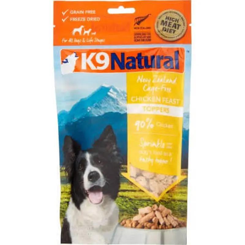 K9 Naturals Dog Freeze-dried Chicken Topper 3.5oz 