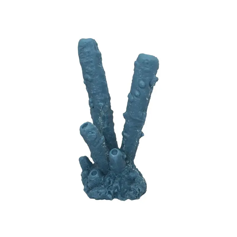 Weco South Pacific Coral Tube Sponge Ornament Blue MD