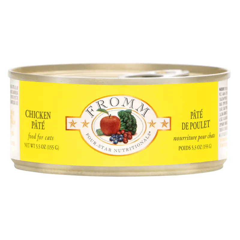 Fromm Four-Star Chicken Pate Canned Cat Food 5.5 oz