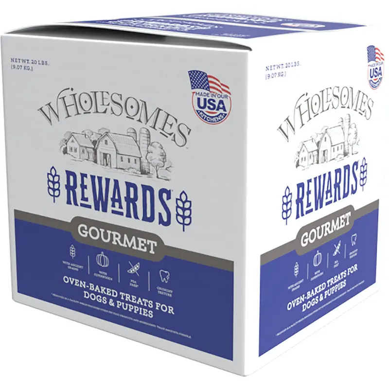 Sportmix Wholesomes Gourmet Rewards Smoky Bites Biscuit Dog Treats 20lb