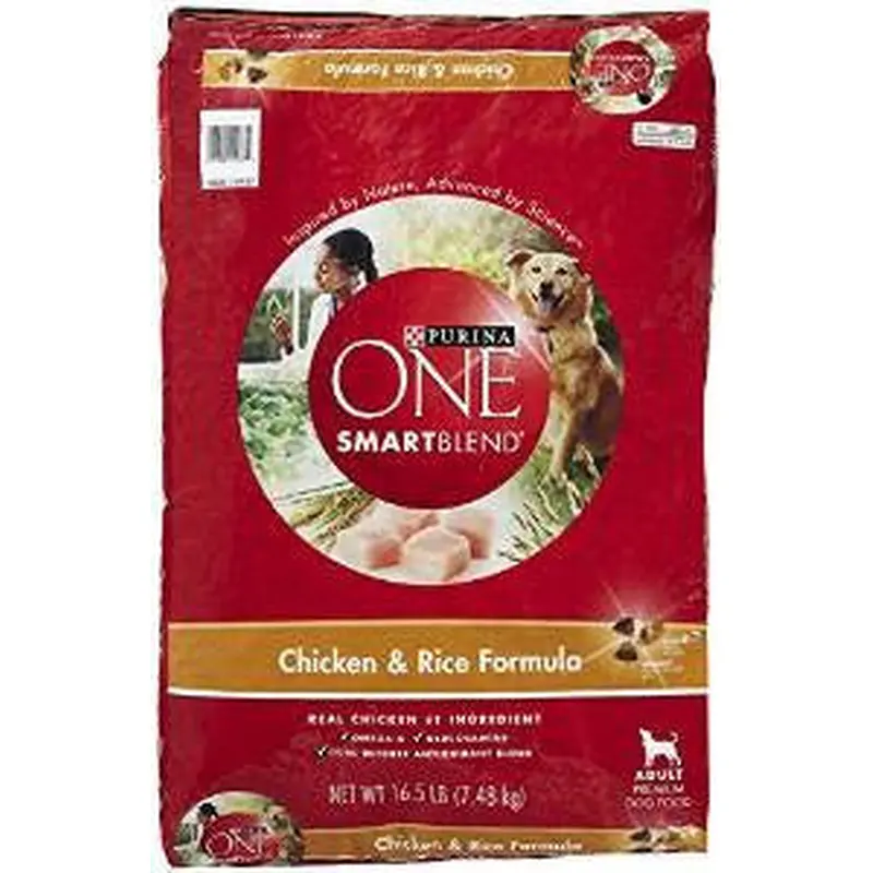 Purina One Smartblend Adult Dog Chicken/Rice 16.5lb 