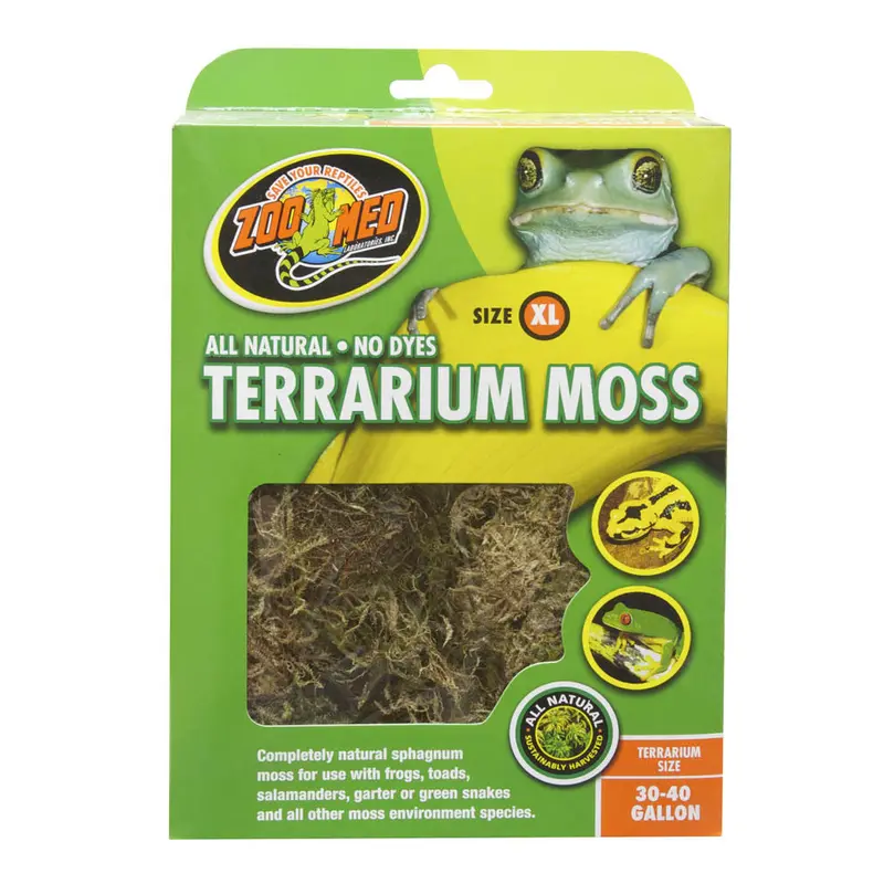 Zoo Med Terrarium Moss Substrate Green 30-40gal XL