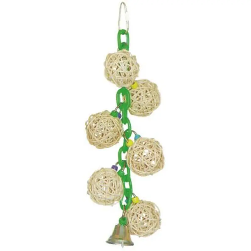 A& E Cage 6 Vine Balls On Chain W/ Bell 