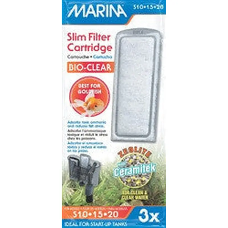 Marina Slim Filter Zeolite Cartridge 3pk A293