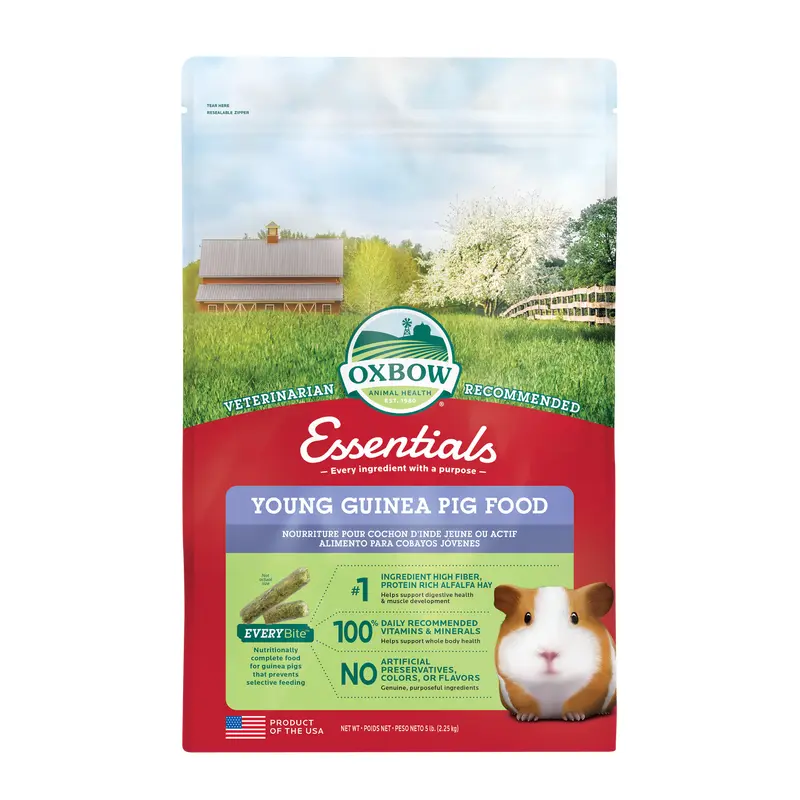 Oxbow Animal Health Essentials Young Guinea Pig Food 5lb