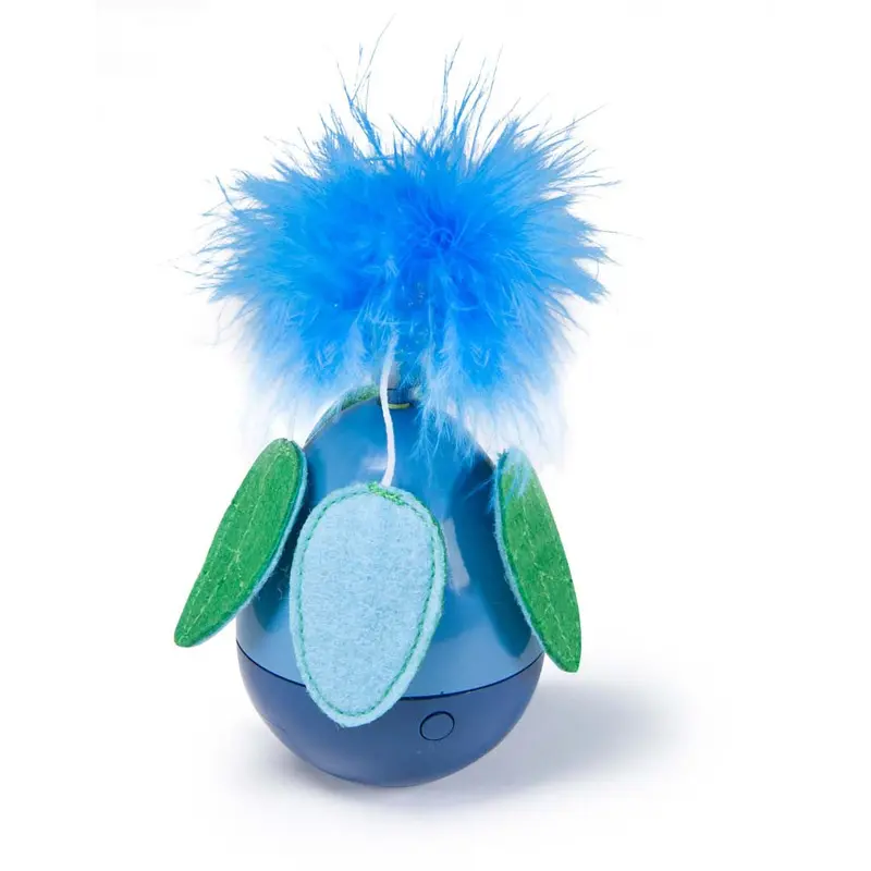 Petlinks Dizzy Thing Spinning Cat Toy Blue, Green One Size