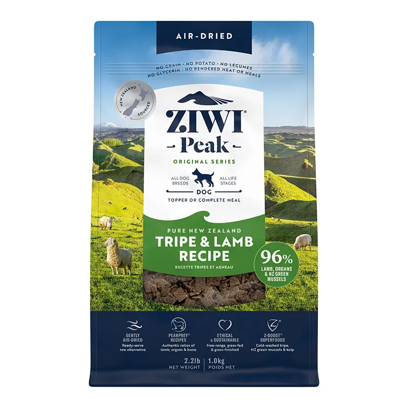 Ziwi Dog air Dried Tripe & Lamb 2.2lb 