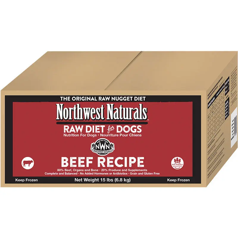 Northwest Naturals Dog Frozen Nuggets Beef Bulk 15lb SD-5
