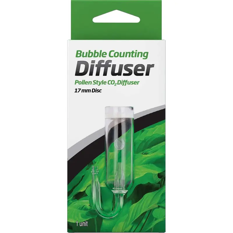 Seachem Pollen Style CO2 Bubble Counting Diffuser Clear 17 mm