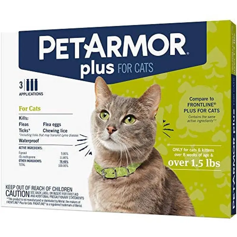 Sergeants Pet Armor Plus Flea and Tick Prevention for Cats and Kittens 1.5 lbs 