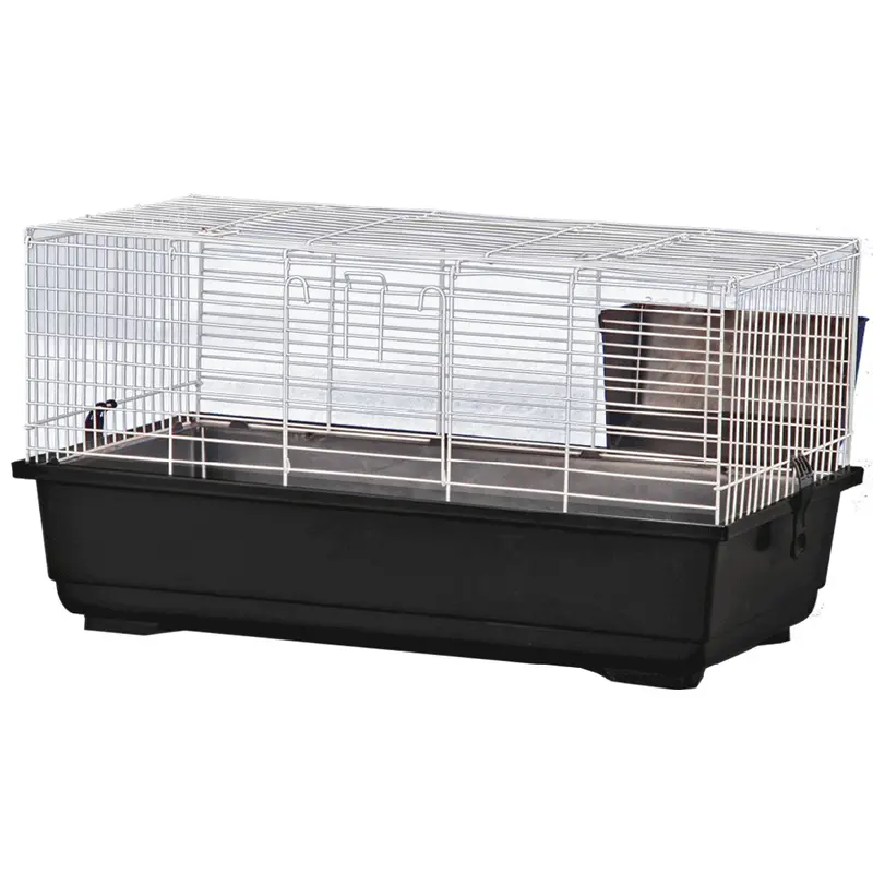 A & E Cages Rabbit Cage Black 24 inches X 13 inches X 13 inches