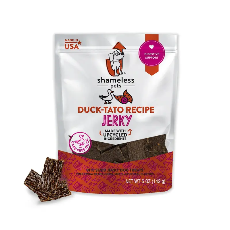 Shameless Pets Duck-Tato Flavor Bite Sized Jerky Dog Treats 6 / 5 oz