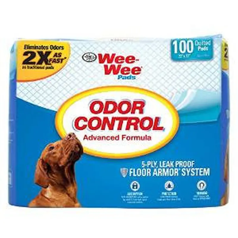 Four Paws Wee Wee Odor Control Pad 100ct 22x23 