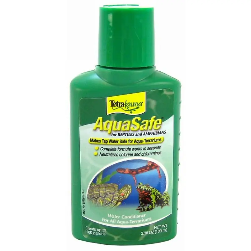 TetraFauna AquaSafe Water Conditioner for Reptiles and Amphibians 3.38 fl. oz
