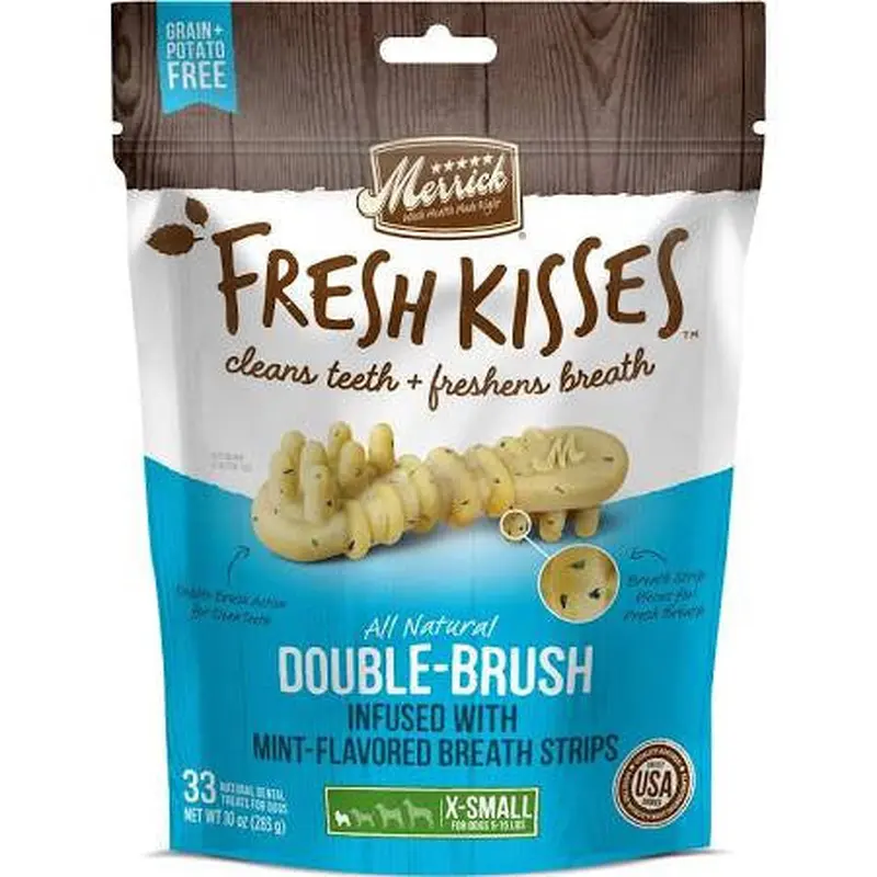 Merrick Fresh Kisses Xsmall Mint 33ct Bag 