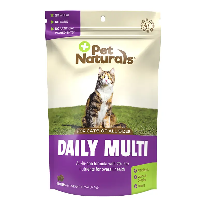 Pet Naturals Of Vermont Daily Multi Vitamin For Cats - 30 Count-