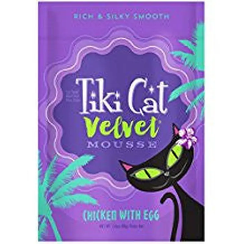 Tiki Cat Velvet Mousse Chicken/Egg 12/2.8z 