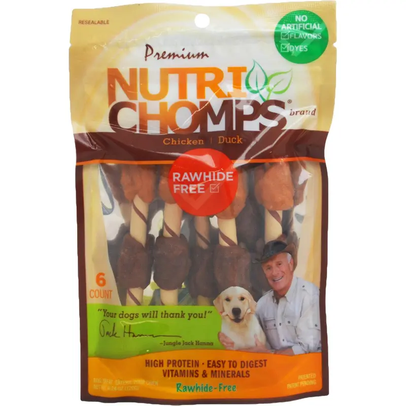 NutriChomps Chicken / Duck Kabob 6 ct
