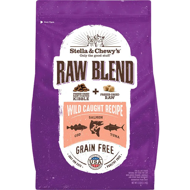 Stella & Chewy's Cat Raw Blend Wild Caught 2.5lb