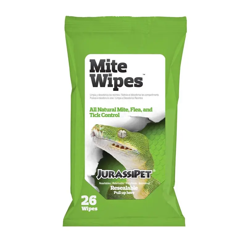 Jurassipet MiteWipes Mite, Flea and Tick Control 26 Wipes