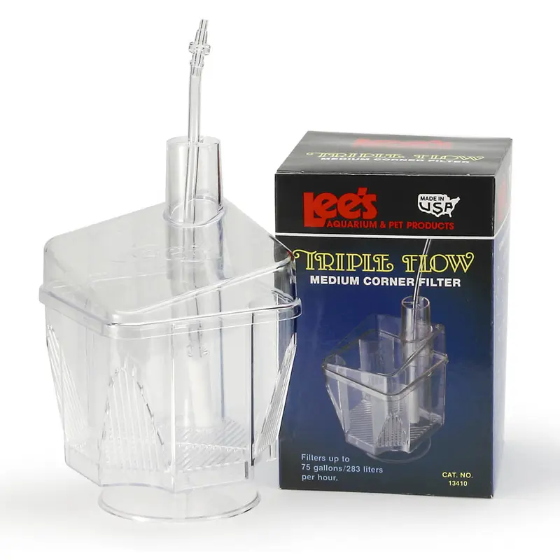 Lees Triple-Flow Corner Filter Clear SM