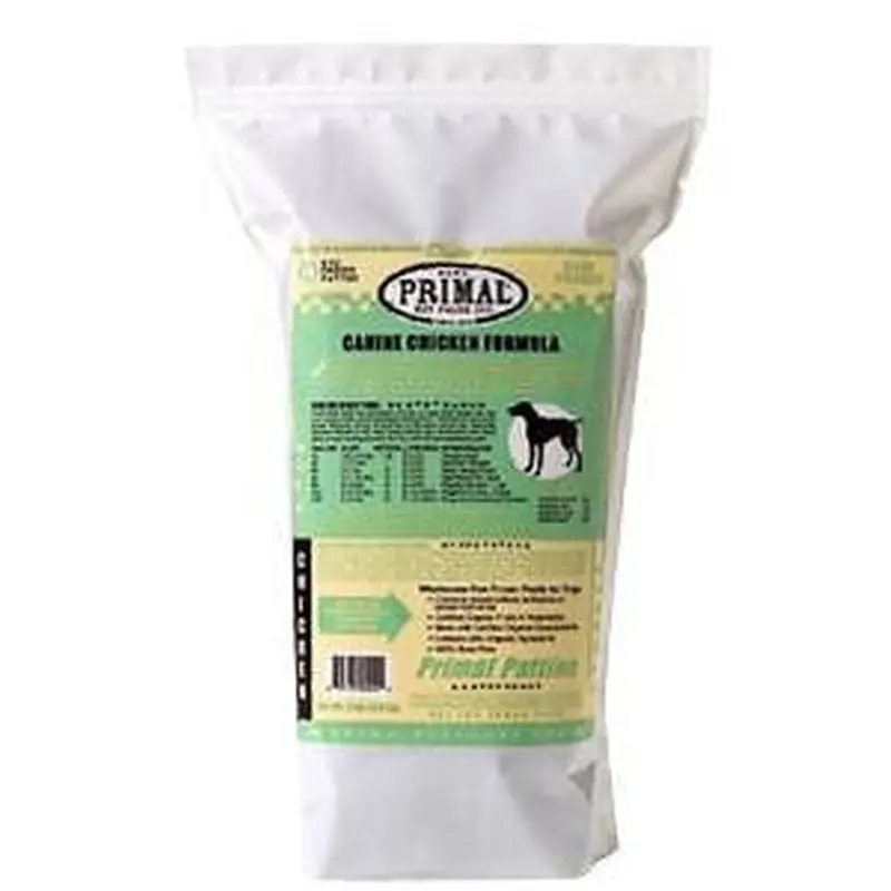 Primal Frozen Raw Chicken Nugget Dog 3lb