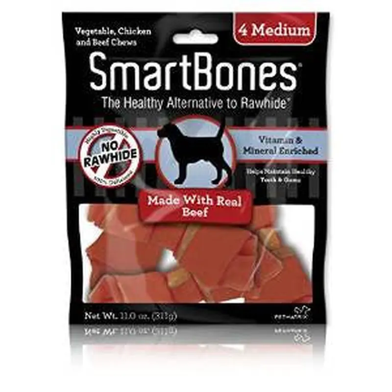 SmartBones Beef Medium 4 Pk 