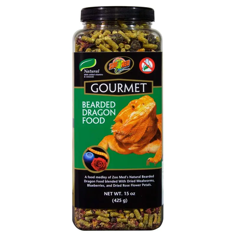 Zoo Med Gourmet Bearded Dragon Dry Food 15 oz