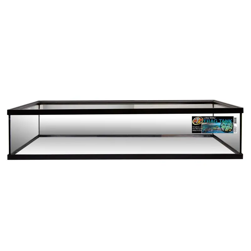 Zoo Med Low Boy Frag Aquarium Tank  50 gal 48x24x10 in SD-3