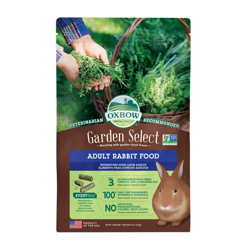 Oxbow Animal Health Garden Select Adult Rabbit Food 4lb