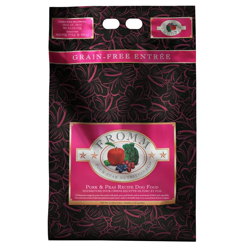 Fromm Four-Star Pork & Peas Recipe Dog Food 12 lb