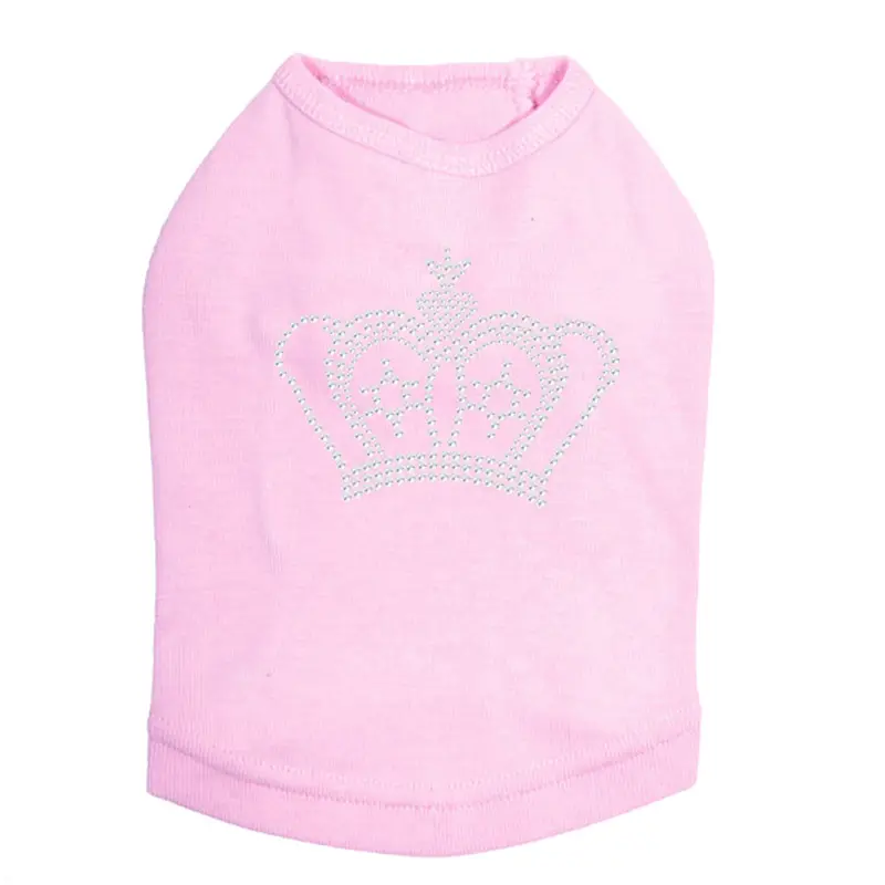 Crown 12 (Rhinestones) - Dog Tank