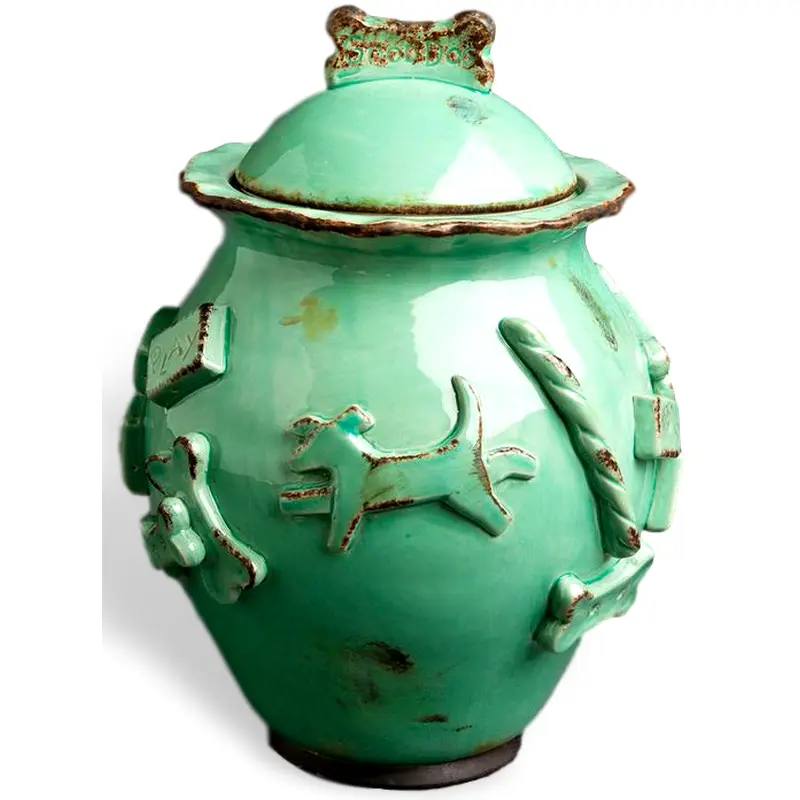 Dog Treat Jar - Green