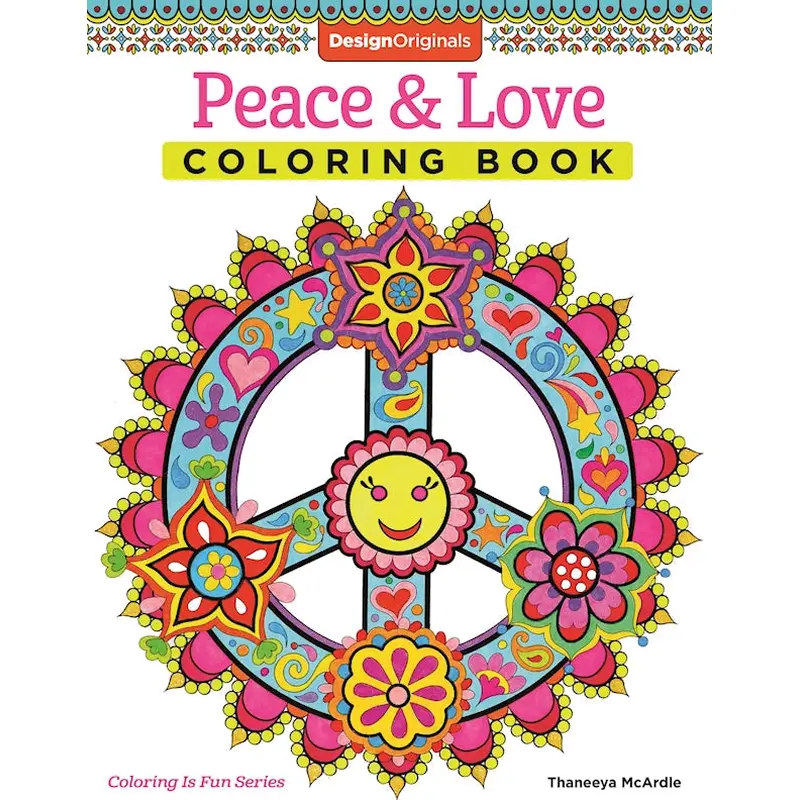 Peace & Love Coloring Book