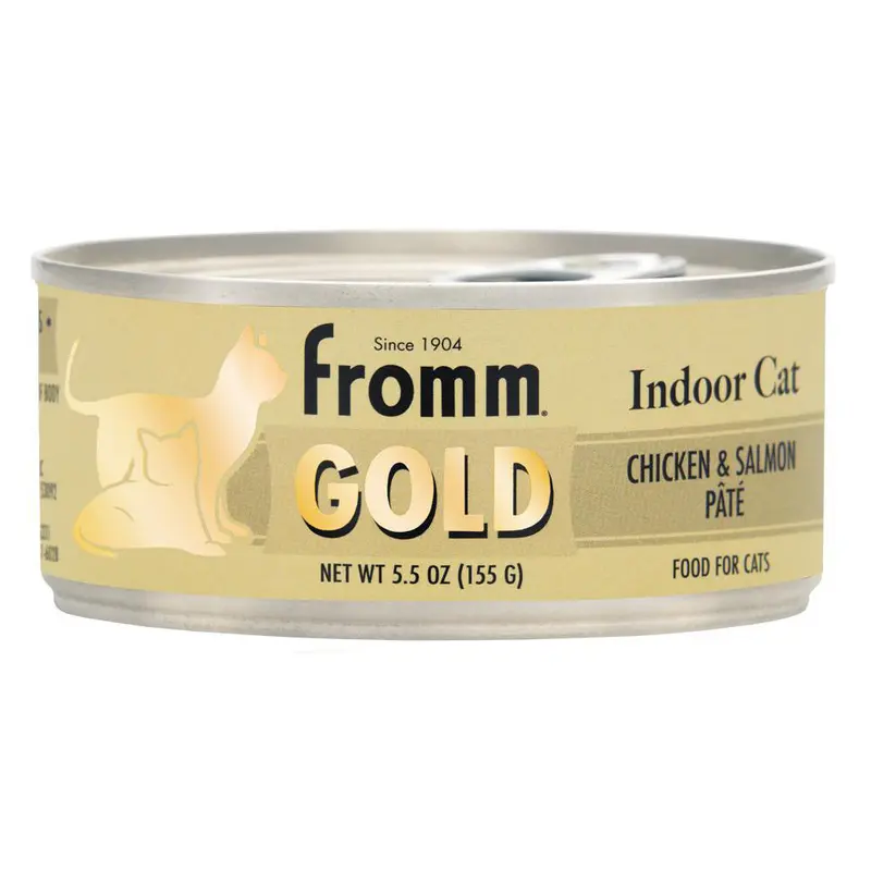 Fromm Indoor Gold Wet Cat Food - Chicken & Salmon Pt - 5.5oz Can