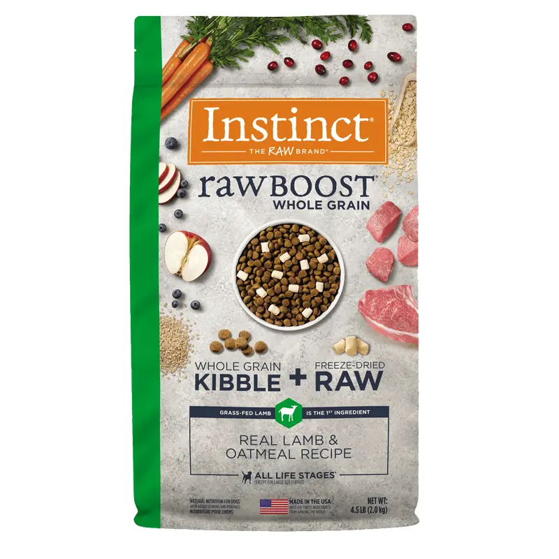 Instinct Rawboost Whole Grain Lamb & Oatmeal 3.5lb