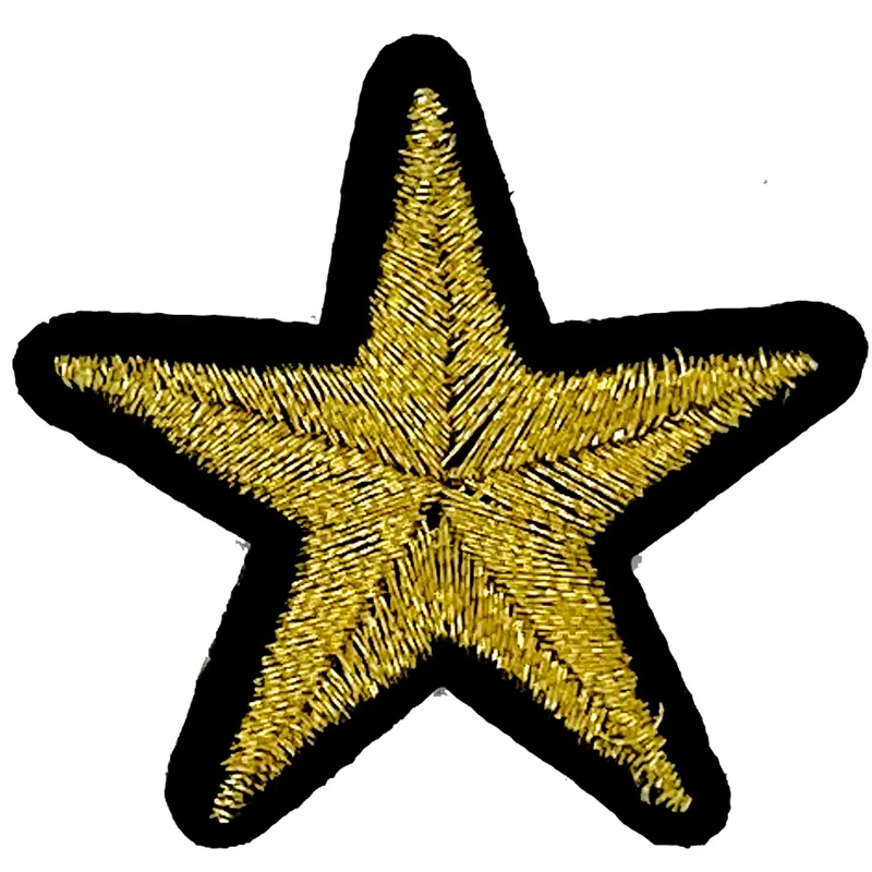 Gold Metallic Star - Patch