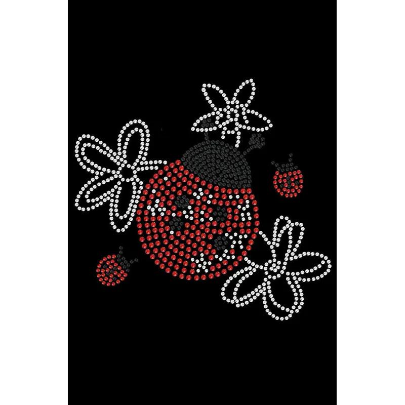 Large Lady Bug with Flowers - Custom Tutu