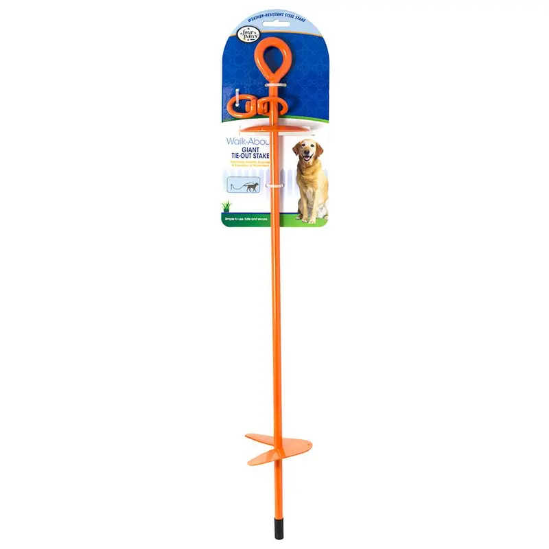 Four Paws Walk-About Giant Dog Tie-Out Stake