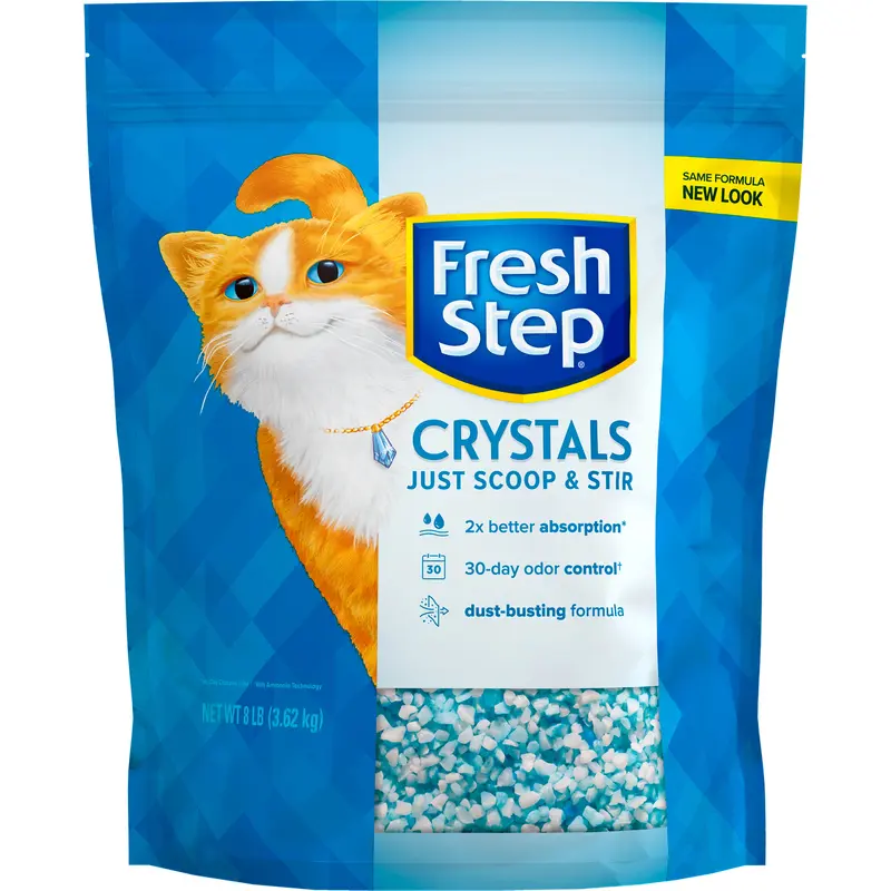 Fresh Step Crystals Premium Cat Litter Scented 8lb