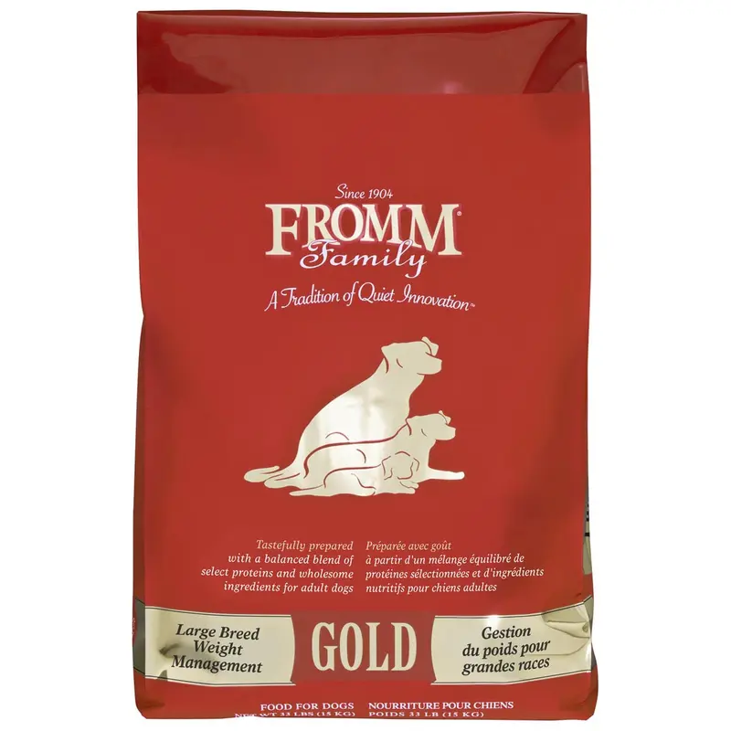 Fromm Adult Gold Large Breed Weight Management Dry Dog Food - Turkey & Chicken -  15lb Bag
