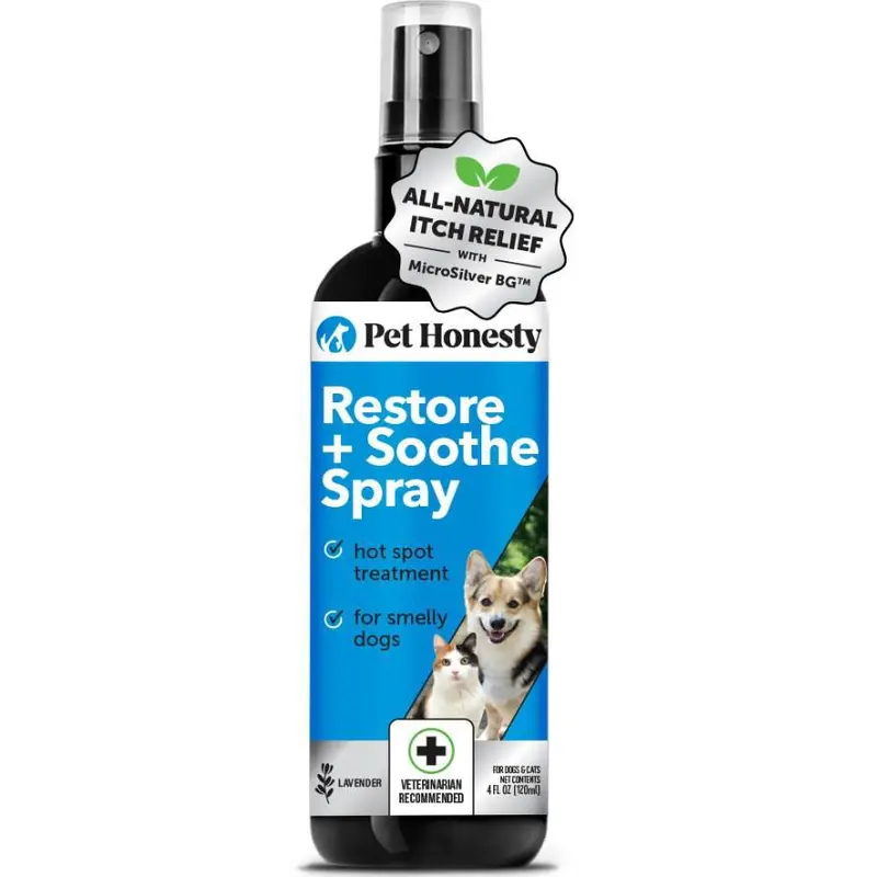 Pet Honesty Restore + Soothe Spray Lavender Vanilla 4 oz