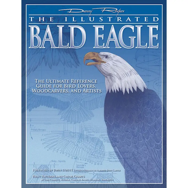 Illustrated Bald Eagle (Leather Bound Hardcover)