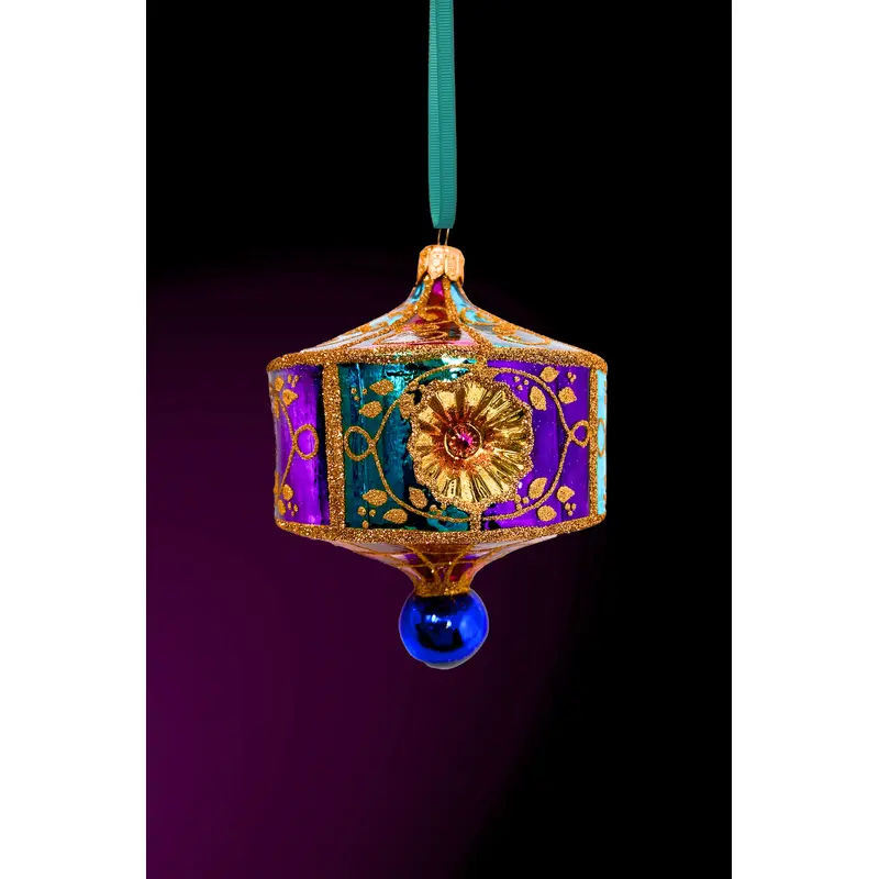 Palazzo Bellezza Glass Christmas Ornament